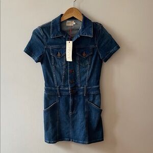 Alice + Olivia Blue Denim Jeans Jacket NWT